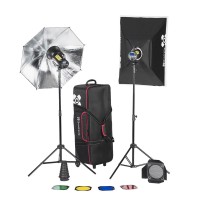 Quadralite zestaw Move X 400 kit + blenda 2w1 60cm gratis