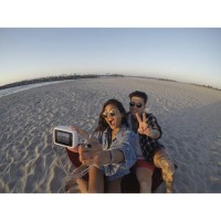 Oryginalna Silikonowa obudowa GoPro Sleeve Lanyard niebieski do Hero5 Hero6