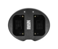 Zestaw ładowarka dwukanałowa Newell SDC-USB i dwa akumulatory NP-F570 do monitorów podglądowych i lamp LED