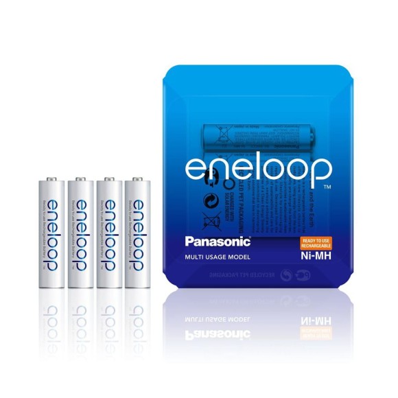 Akumulatorki Panasonic ENELOOP R03/AAA 750mAh 4szt sliding pack (BK-4MCCE/4LE)