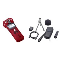 Rejestrator dźwięku Zoom H1n Red + akcesoria APH-1n