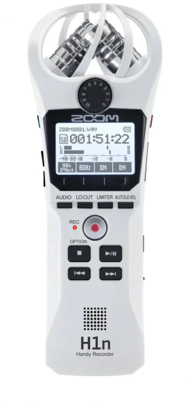 Rejestrator dźwięku Zoom H1n White + akcesoria APH-1n