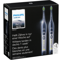 Szczoteczki soniczne 2szt Philips Sonicare FlexCare Black HX6912/51