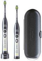 Szczoteczki soniczne 2szt Philips Sonicare FlexCare Black HX6912/51