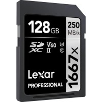 Karta Lexar SDXC Professional 128GB 250MB/s V60 1667x 4K