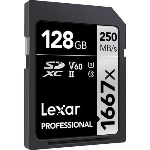 Karta Lexar SDXC Professional 128GB 250MB/s V60 1667x 4K