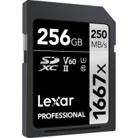 Karta Lexar SDXC Professional 256GB 250MB/s V60 1667x 4K