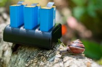 Ładowarka trójkanałowa Newell SDC-USB do akumulatorów AABAT-001 do GoPro Hero5 / Hero6 / Hero7