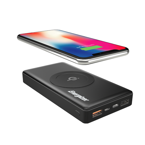 Powerbank Energizer Wireless indukcja 10000 mAh Quick Charger 3.0 czarny