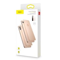 Szkło hartowane Baseus 0.3mm na tył obudowy iPhone X / XS - złote