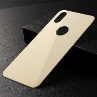 Szkło hartowane Baseus 0.3mm na tył obudowy iPhone X / XS - złote