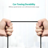 Kabel USB - USB-C RAVPower - 0,9 m czarny