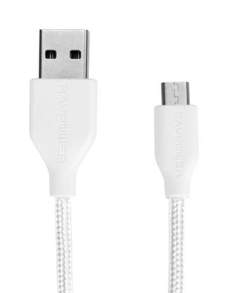 Kabel USB - micro USB RAVPower - 0,9 m biały RP-CB016