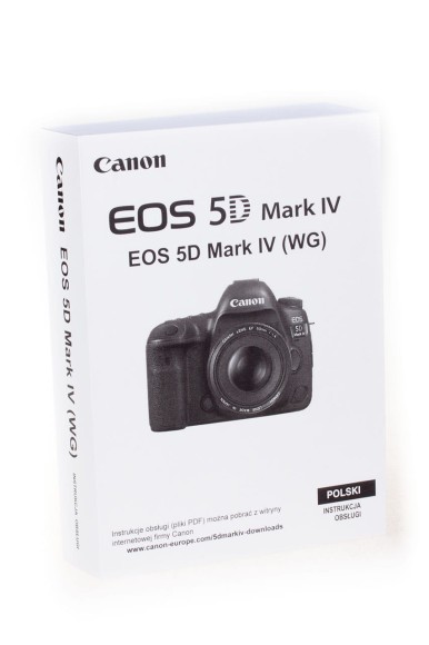 Instrukcja obsługi PL do Canon 5D IV pełna 609 stron