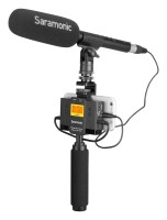 Mikser z odbiornikiem Saramonic UwMic9 SP-RX9 do smartfonów z uchwytem