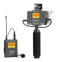 Mikser z odbiornikiem Saramonic UwMic9 SP-RX9 do smartfonów z uchwytem