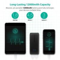 Power bank RAVPower RP-PB065 - 12000 mAh - Quick Charge 3.0