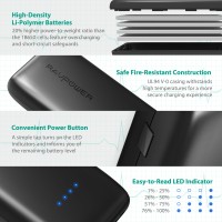 Power bank RAVPower RP-PB065 - 12000 mAh - Quick Charge 3.0