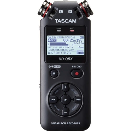 Cyfrowy rejestrator dźwięku Tascam DR-05X + mini statyw Flexipod gratis ! 