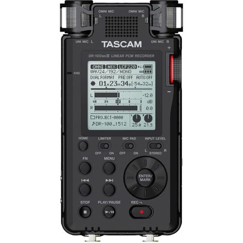 Cyfrowy rejestrator dźwięku Tascam DR-100MK3