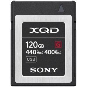 Karta pamięci Sony XQD G 120GB (440MB/s) + Czytnik kart XQD DELKIN 10 Gbps USB 3.1