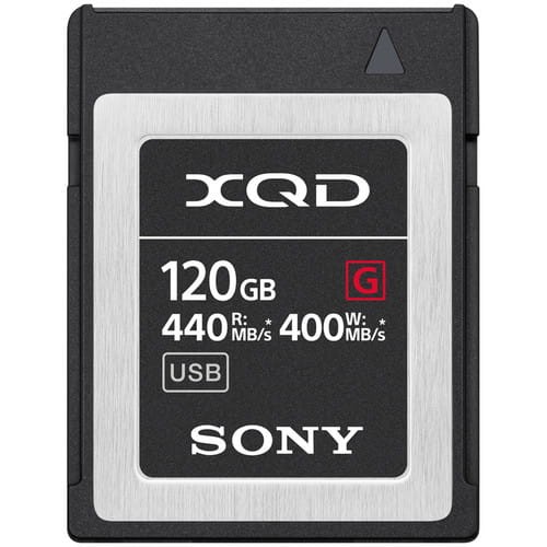 Karta pamięci Sony XQD G 120GB (440MB/s) + Czytnik kart XQD DELKIN 10 Gbps USB 3.1