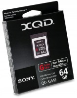 Karta pamięci Sony XQD G 64GB 440 mb/s / 400mb/s QDG64E-R + Czytnik kart XQD DELKIN 10 Gbps USB 3.1