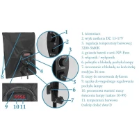 Softbox - lampa 168 LED 50x70 cm 48W z dyfuzorem
