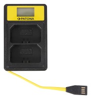 Ładowarka podwójna Patona Smart Dual LCD USB Sony NP-FZ100