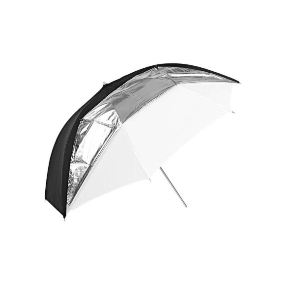 Parasolka GODOX UB-006 czarno srebrno biała 101cm