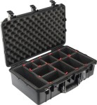 Peli 1555 Air Case |  z organizerem TrekPak wew 58x32x19cm czarna