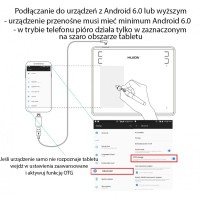 Tablet graficzny Huion HS610 (powystawowy) - wysyłka w 24h