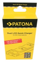 Ładowarka podwójna Patona Smart Dual LCD USB Sony NP-F model : 1886