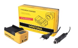 Ładowarka Patona Synchron do Fuji NP-W235 z wyświetlaczem LCD