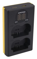 Ładowarka podwójna Patona Dual LCD USB Fuji NP-W235
