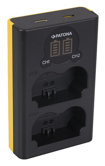Ładowarka podwójna Patona Dual LCD USB Fuji NP-W235
