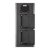 Ładowarka dwukanałowa Newell DL-USB-C do akumulatorów NP-F550/770/970