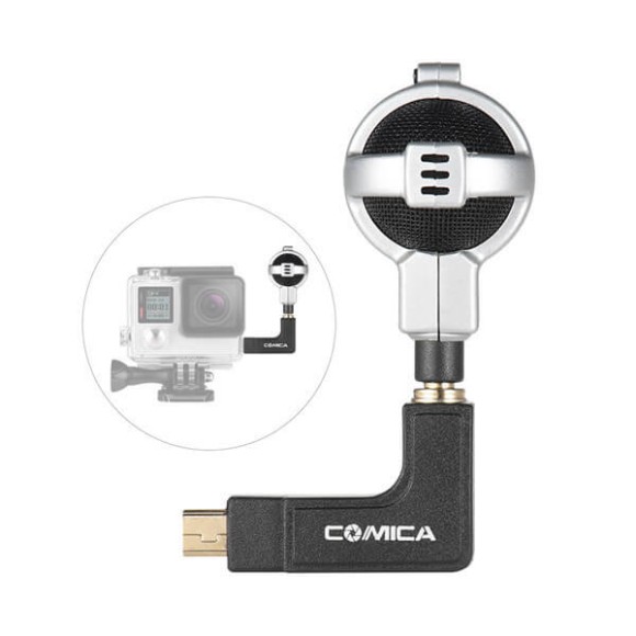 Mikrofon stereo Comica CVM-VG05 do smartfonów i kamer GoPro