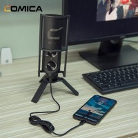 Mikrofon pojemnościowy kardioidalny Comica STM-USB
