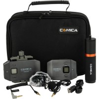 Mikrofon krawatowy comica CVM-WS50B do smartfona z gripem 