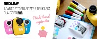 Aparat fotograficzny z drukarką dla dzieci Redleaf BOB - różowy