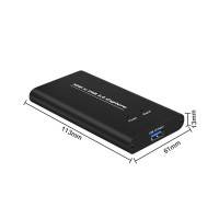 Przechwytywania obrazu graber 4K HDMI, 2 porty
