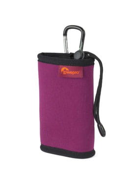 Pokrowiec Lowepro Hipshot 20 różowy z karabińczykiem na akcesoria  10x8x3cm