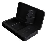 Podwójna ładowarka Patona Canon LP-E6 z funkcją power banku i miejscem na karty pamięci