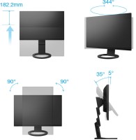 Monitor Eizo FlexScan EV2495 24" LED IPS (WUXGA) 