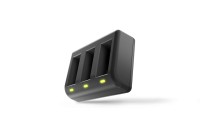 Ładowarka trójkanałowa Newell SDC-USB do akumulatorów AHDBT-901