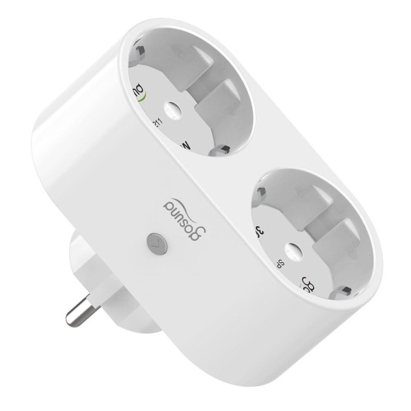 Podwójne inteligentne gniazdko WiFi Gosund SP211 3500W TUYA