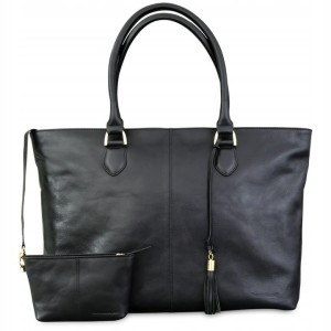 Torba na laptopa Dbramante1928 Sophie Amalienborg (czarna miękka skóra) macbook pro 15" 16" cali  z małą skazą nie przeszkadzającą w użytkowaniu