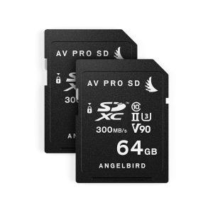 Karta pamięci SDXC Angelbird Panasonic GH5/GH5S 64GB V90 W300/R280 2 PACK