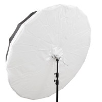 Głęboki parasol GlareOne 160 cm srebrny